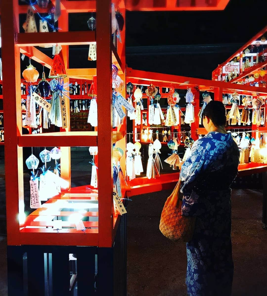 伊勢みずほさんのインスタグラム写真 - (伊勢みずほInstagram)「#cooljapan  #niigata  #白山神社 #風鈴祭 #新潟イベント」7月18日 0時05分 - isemizuhoo