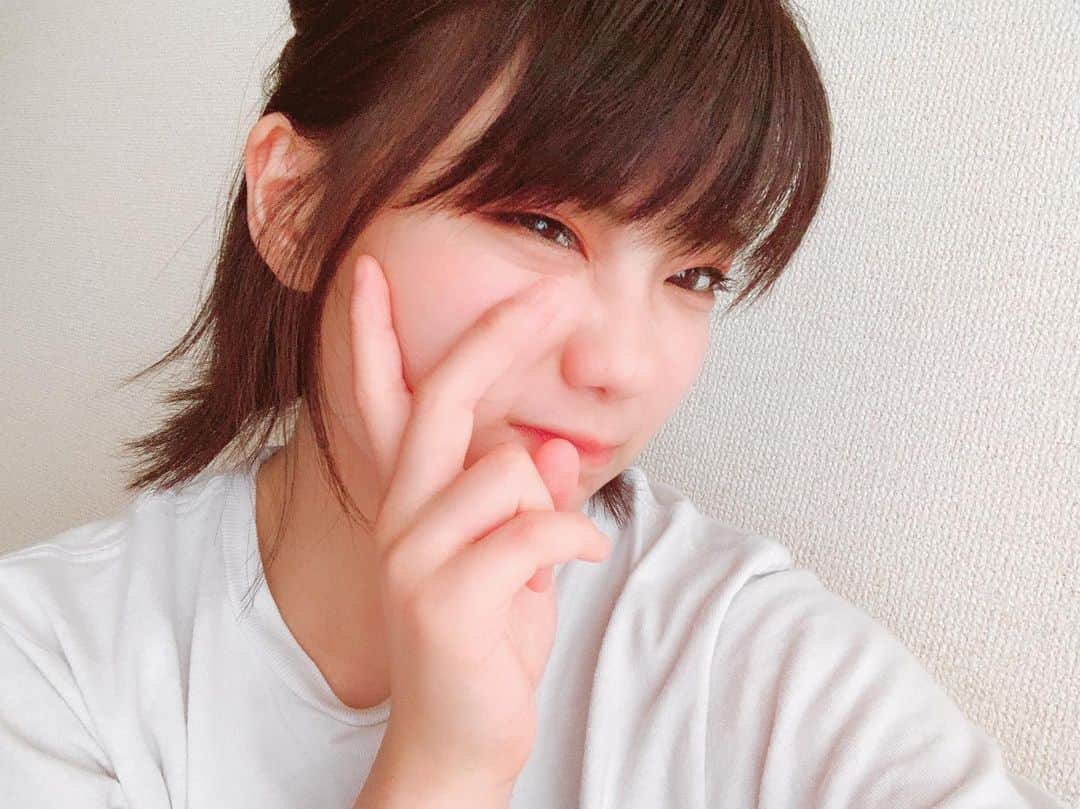 川村虹花さんのインスタグラム写真 - (川村虹花Instagram)「ハーフアップ☺︎ ってすき？ #ボブハーフアップ」7月18日 0時31分 - nanaka_kawamura