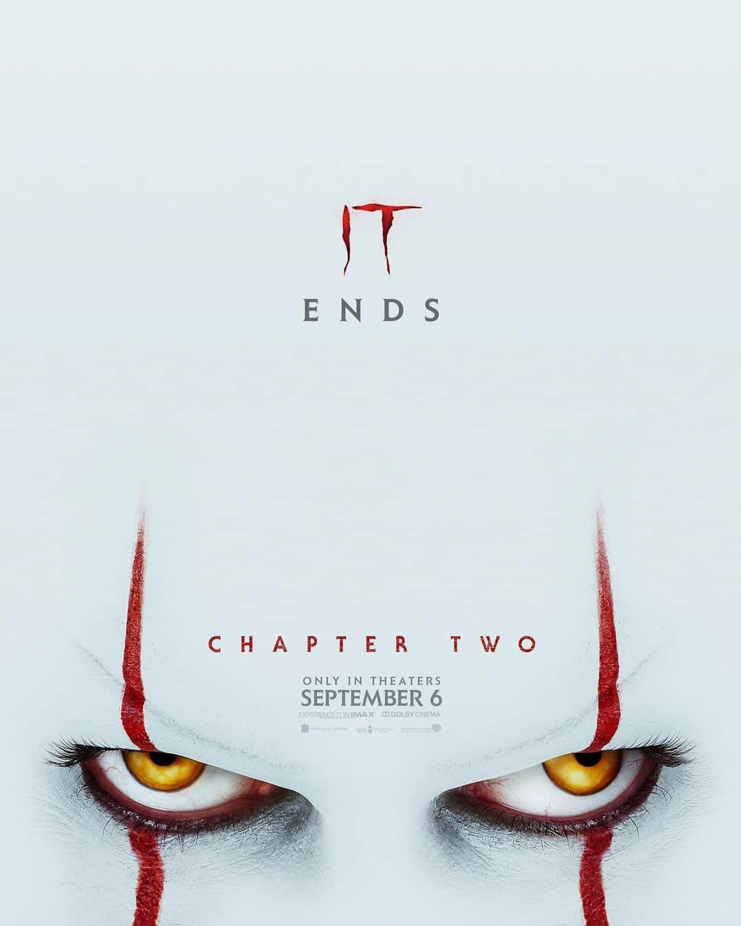 Warner Bros. Picturesさんのインスタグラム写真 - (Warner Bros. PicturesInstagram)「IT ends September 6. Trailer TOMORROW 9AM PT. 🎈🎈#ITMovie」7月18日 1時00分 - wbpictures