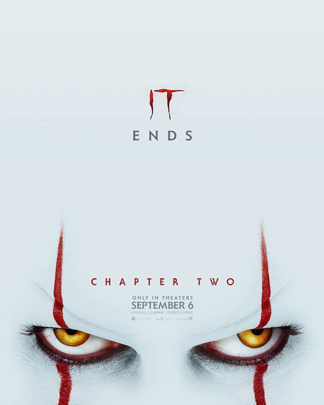 ワイヤット・オレフのインスタグラム：「IT ends.  New trailer TOMORROW! 🎈🎈#ITMovie」