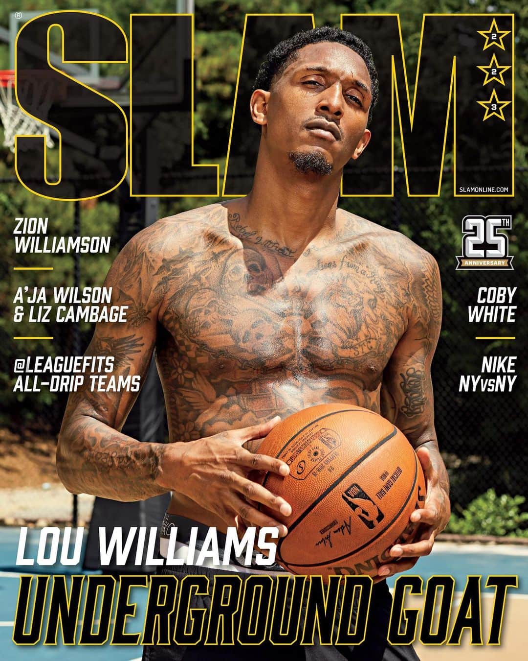 ルイス・ウィリアムスのインスタグラム：「So....umm... I’m on the cover of @slamonline 😎 links in my bio」