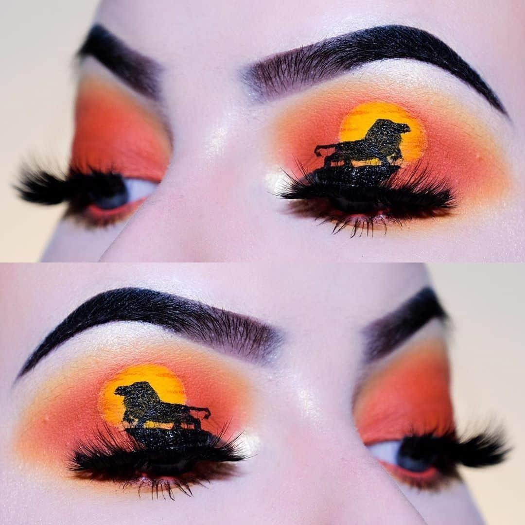 NYX Cosmeticsさんのインスタグラム写真 - (NYX CosmeticsInstagram)「Remember who you are, a fierce lion(ess) 🦁✨ @indi_artistry creates this flawless #LionKing inspired glam using our Vivid Brights Creme Colour in 'Cyberpop' ❤️ || #nyxcosmetics #nyxprofessionalmakeup #crueltyfreebeauty」7月18日 2時44分 - nyxcosmetics