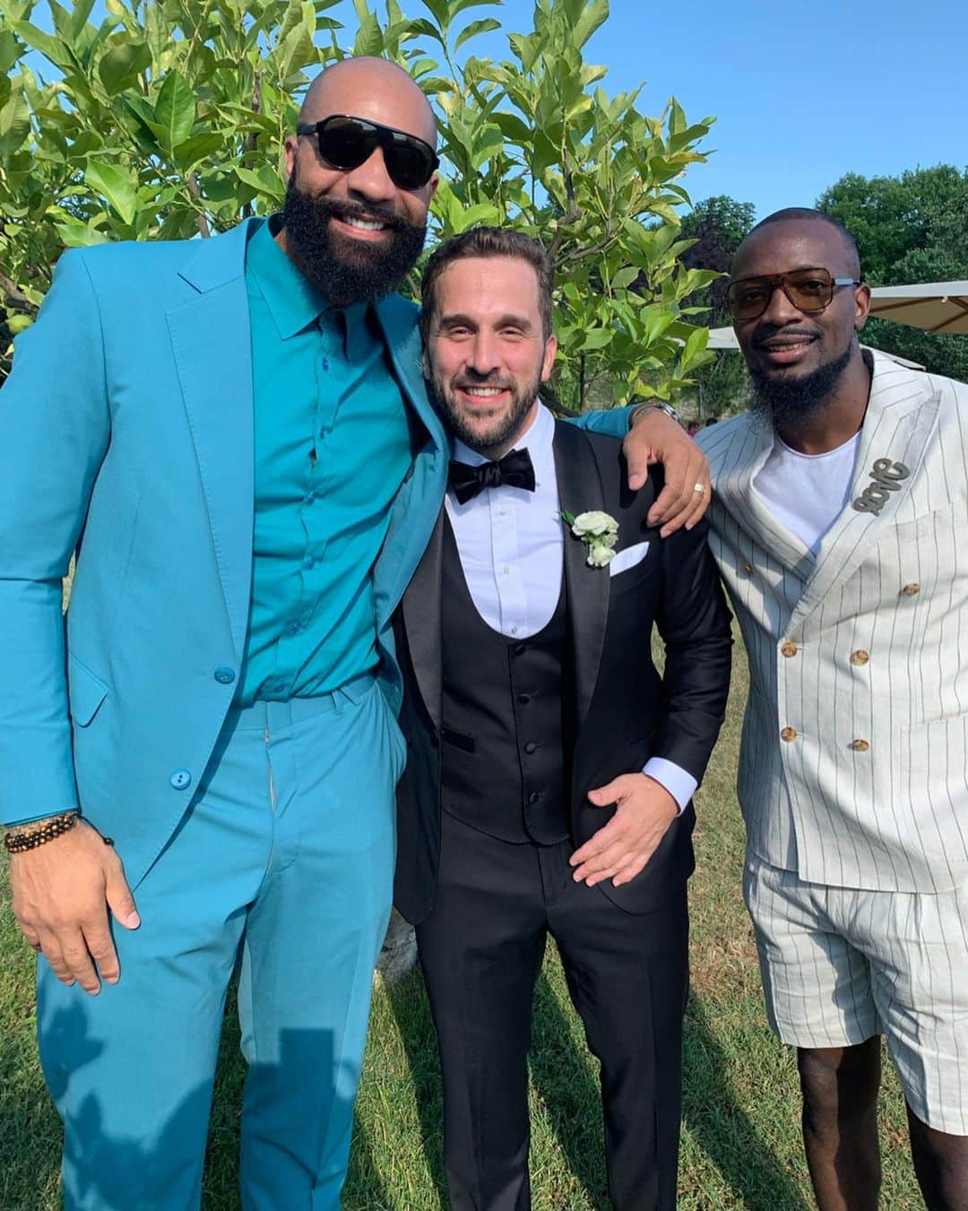 カルロス・ブーザーさんのインスタグラム写真 - (カルロス・ブーザーInstagram)「Had To Show Y’all Our Wedding Swag Out Here In Italy... #HOLDAT」7月18日 2時53分 - mrcbooz