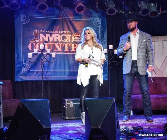 シカゴ・カブスさんのインスタグラム写真 - (シカゴ・カブスInstagram)「Tonight was a honky-tonk time! The Fourth Annual #NVRQT Goes Country raised nearly $600K for pediatric cancer research. 🎶 🤠 📸: @willbyington」7月18日 13時56分 - cubs