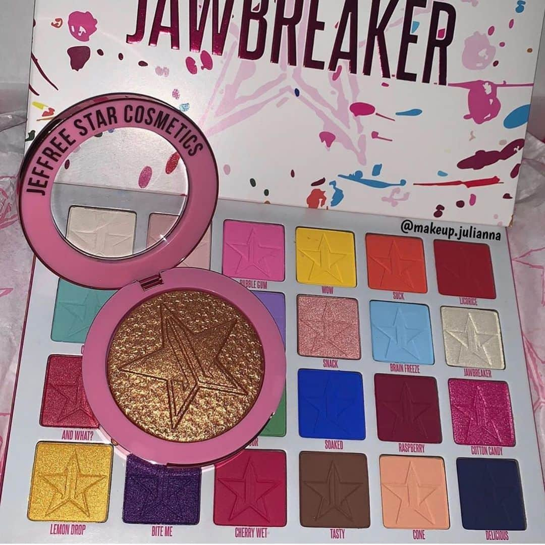 Jeffree Star Cosmeticsさんのインスタグラム写真 - (Jeffree Star CosmeticsInstagram)「Blend like a rainbow dream all summer long with the #Jawbreaker palette 💚 #jeffreestarcosmetics 🍭 pic by: @makeup.julianna」7月18日 14時14分 - jeffreestarcosmetics