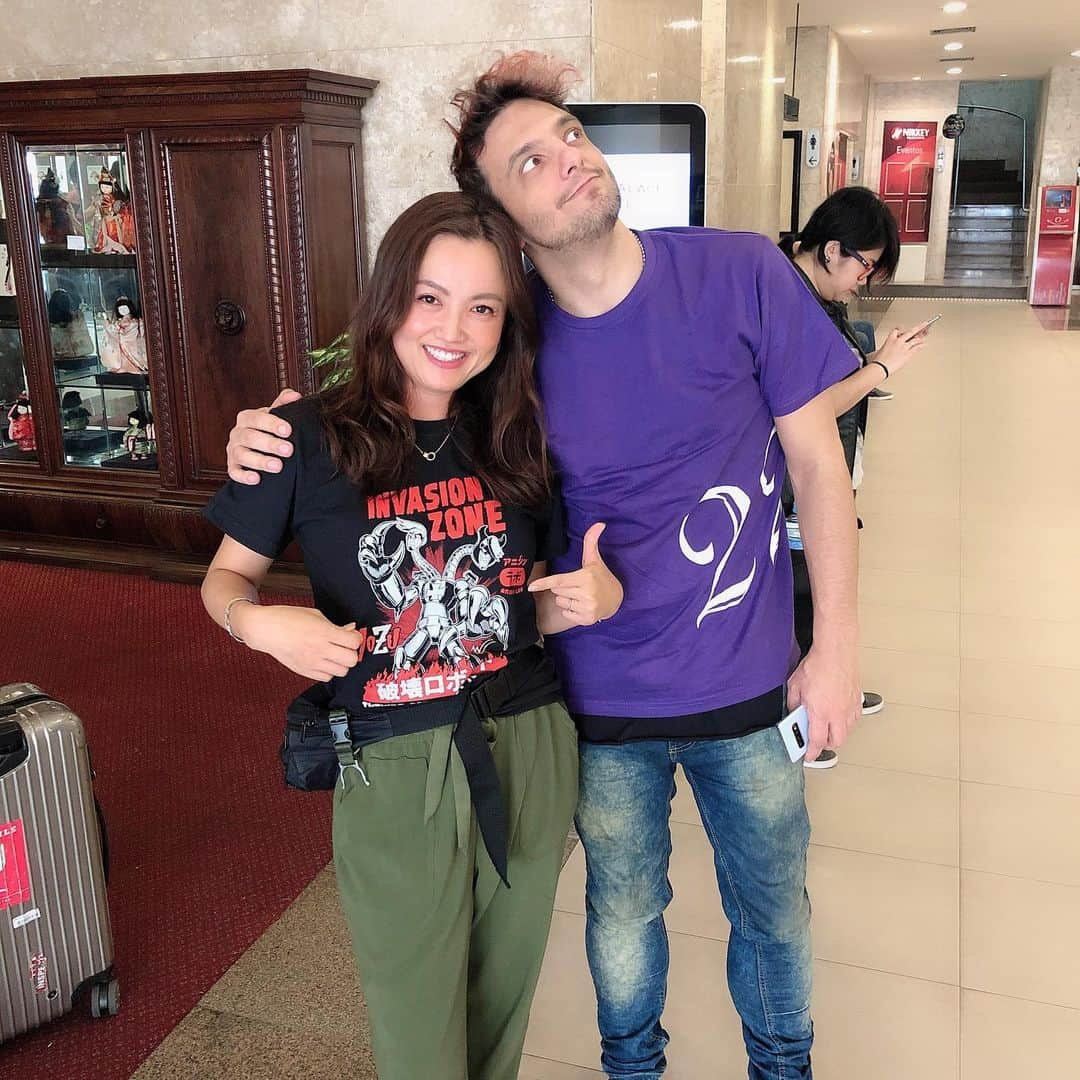 松澤由美さんのインスタグラム写真 - (松澤由美Instagram)「Ricardo New T-shirt ⭐️ #singer #singerlife #oscavaleirosdozodiaco #tokysatu #oscavaleirosdozodiaco #yumimatsuzawa #brasil #portugues #saopaulo」7月18日 5時53分 - yumimatsuzawa