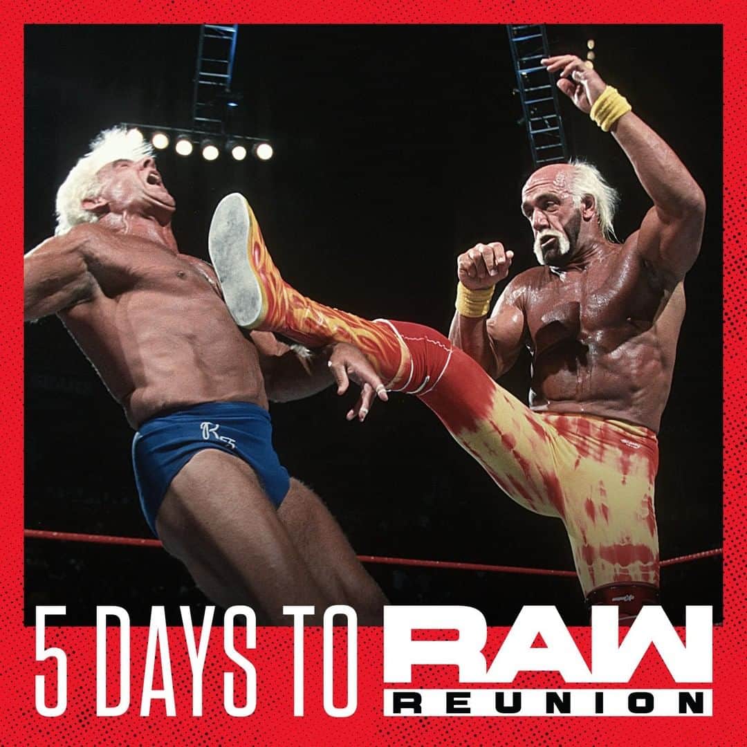 WWEさんのインスタグラム写真 - (WWEInstagram)「Hogan and Flair? They'll both be there! #RAWReunion @hulkhogan @ricflairnatureboy」7月18日 8時00分 - wwe