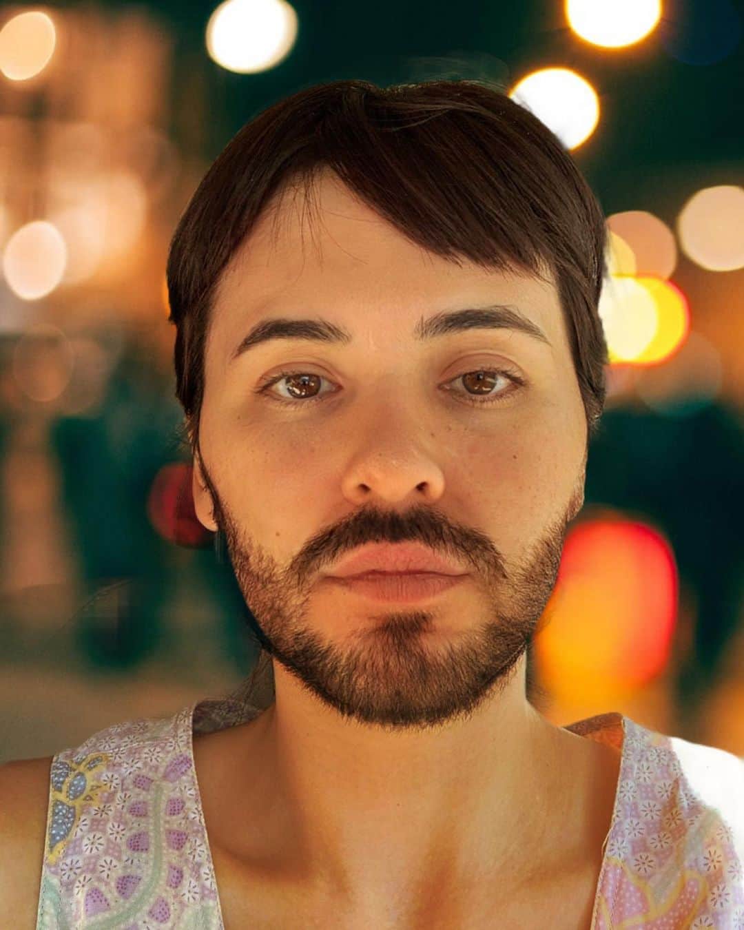 のインスタグラム：「My brother has a new album out.  It’s called “My Life As A Man”. #faceapp」