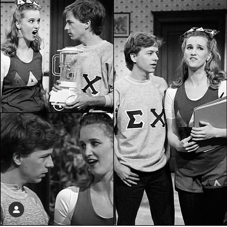デヴィッド・スペードのインスタグラム：「Old #snl . Delta delta delta sketch. Aka Oh my god!  W Beth Cahill」