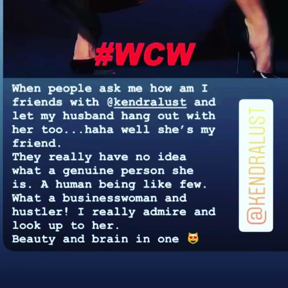 Kendra Lustさんのインスタグラム写真 - (Kendra LustInstagram)「❤️ #wcw @yasmin.anders such a strong and smart woman! Need more women like her:) when you know me .. you know me .. #theotherside if let u in you will find outI’m a loyal and genuine friend. I love without judgements.  Thank you Yasmin this message was what i needed today!」7月18日 11時17分 - kendralust