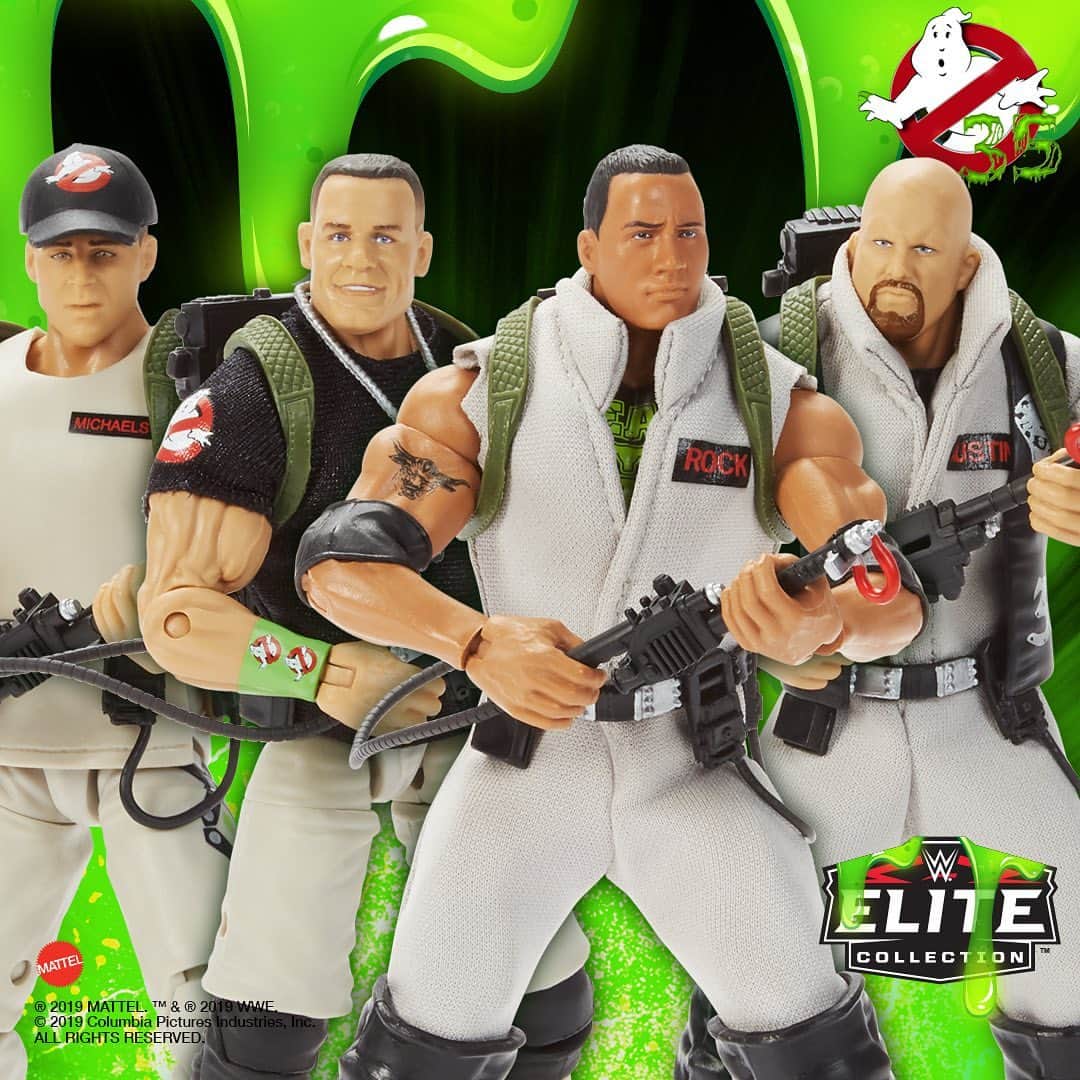 WWEさんのインスタグラム写真 - (WWEInstagram)「Today at #SDCC19, @mattel revealed its line of #WWE #Ghostbusters action figures to celebrate the 35th anniversary of the original @ghostbusters movie!」7月18日 11時50分 - wwe