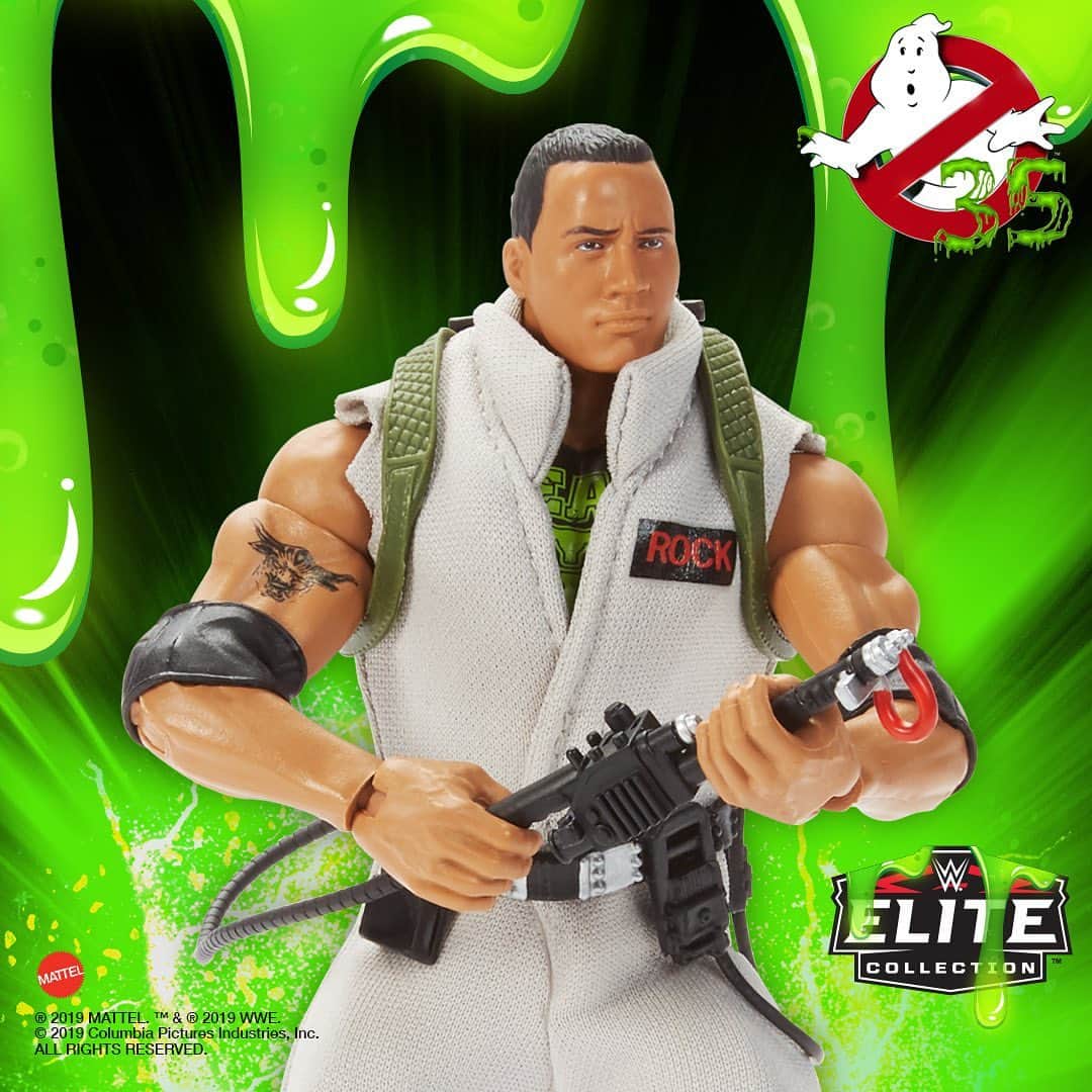 WWEさんのインスタグラム写真 - (WWEInstagram)「Today at #SDCC19, @mattel revealed its line of #WWE #Ghostbusters action figures to celebrate the 35th anniversary of the original @ghostbusters movie!」7月18日 11時50分 - wwe