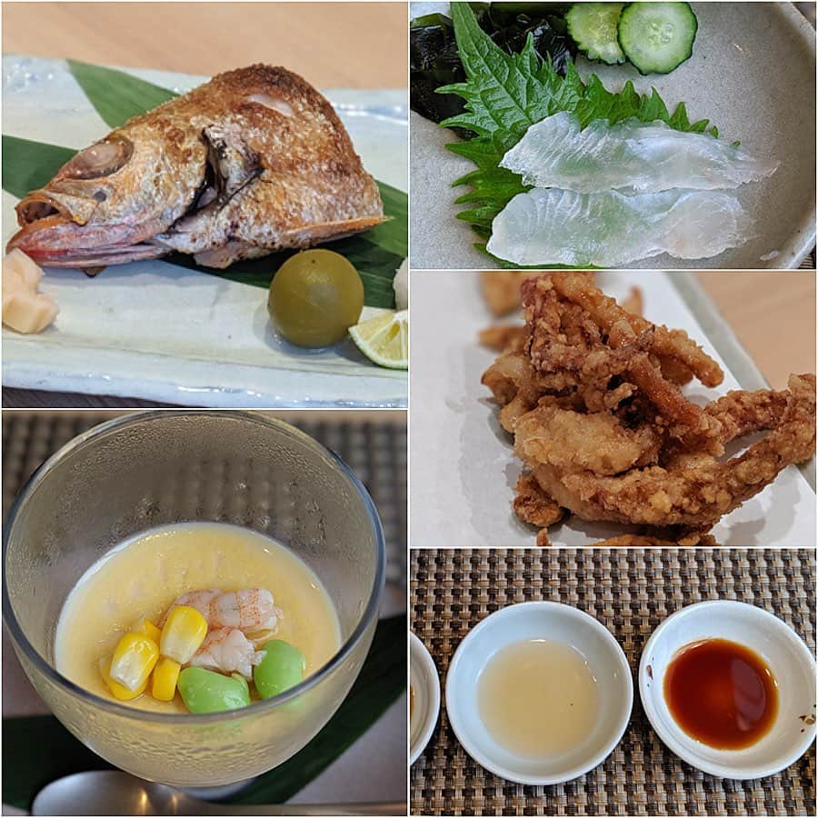 大見さなえさんのインスタグラム写真 - (大見さなえInstagram)「のど黒イチオシの和食店🤤💓💓💓 白金高輪『和食 哲茶ん』  のどぐろは山陰から直送させたものだけを使用しているとのこと！ びっくりするくらい脂のってる😍😍 塩焼きは皮目パリッと中ふっくら(*´꒳`*) のど黒の炙り刺しも美味し過ぎた☺️💓 なによりお刺身食べる時に、煎り酒があるのが嬉しいポイント😍  〆は店主さんが毎日手打ちしてるお蕎麦！ 素敵なご夫婦で沢山話し込んじゃいました🙈🌸 ・ 前にも行ったことあるけど、和食・割烹料理屋さんで ありながら、アットホームな雰囲気があるので、 また帰ってきたくなるお店🙈💓 ・ #のど黒 #お刺身盛り合わせ #喉黒 #のどぐろ #和食 #懐石料理 #pixelで撮影 #白金高輪グルメ #三田グルメ #めぐログ_白金高輪」7月18日 11時57分 - tabe_megumi