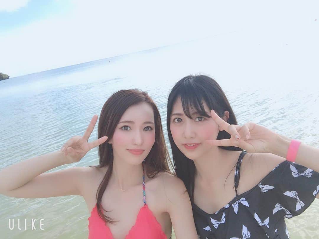 上原ありさのインスタグラム：「みなさんこんにちは🙌✨ 久しぶりになっちゃった〜🤦‍♀️🤦‍♀️ わたしは元気です🥺 . . そういえばこの間誕生日を迎えました❣️ メッセージくれた方ありがとうございます🥰 これからもよろしくです💓 . . #海#ここはどこでしょう＃シリーズ#水着＃楽しい#誕生日#happy」