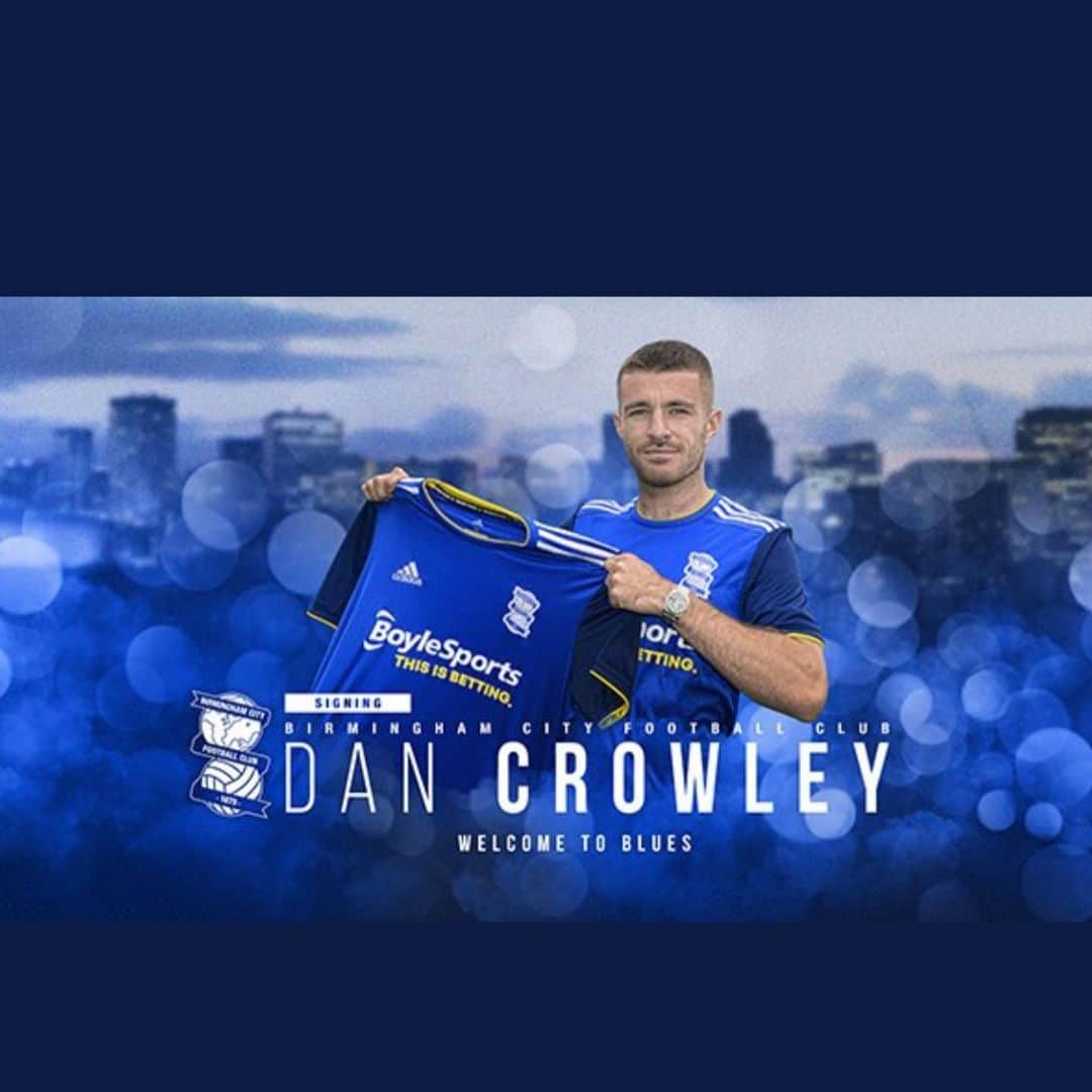 ダニエル・クローリーのインスタグラム：「Delighted to have signed for @bcfc can’t wait to get playing #KRO」