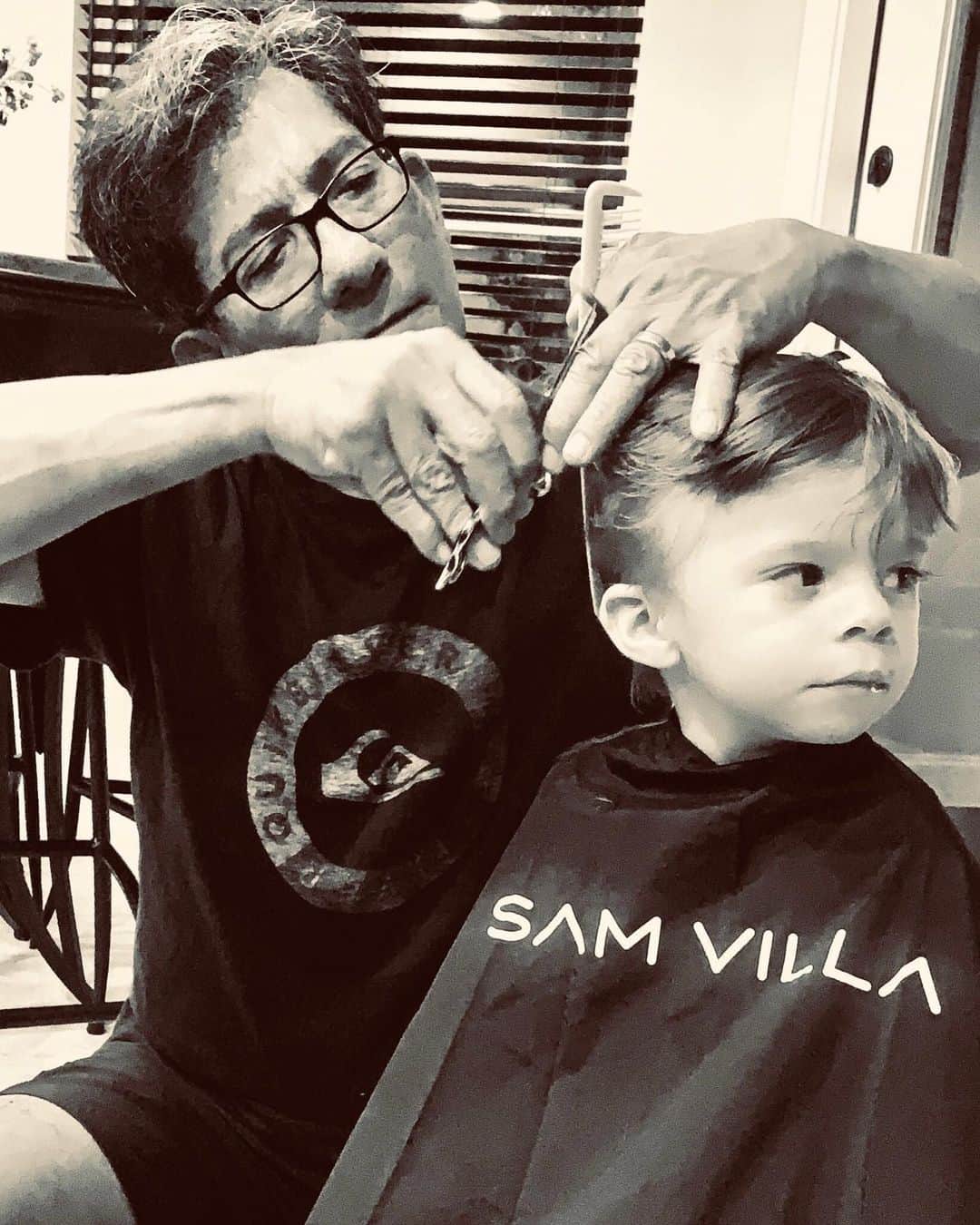 Sam Villaさんのインスタグラム写真 - (Sam VillaInstagram)「"My go to shear when cutting my son Mateo hair is the Signature Series 5.75"." - #SamVilla . ⠀ ⠀ The Sam Villa Signature Series Shears were the first of the Sam Villa shears presented to stylists with ergonomic benefits that would allow them to cut in a neutral/natural hand position so that at the end of a long day of cutting, there would be less stress on the wrists, arm, elbow and shoulders.⠀ ⠀ Sam Villa Shears are currently 40% OFF on SAMVILLA . COM now through July 19th (+ you'll receive a 10% off coupon for use July 26th - 31st)!⠀ .⠀ .⠀ .⠀ #SamVillaHair #SamVillaCommunity #beautygrammers #RedkenBrandAmbassador #modernsalon #maneaddicts #behindthechair #americansalon #ittakesapro #licensedtocreate #hotonbeauty #beautylaunchpad #haircut #crafthairdresser #hairstylist #insalonstylist #hairvids #hairtutorial #salonmagazine #salonlife #RedkenStylist #Redken #childrenshaircuts #barbershop #fatherson #love」7月18日 23時42分 - samvillahair