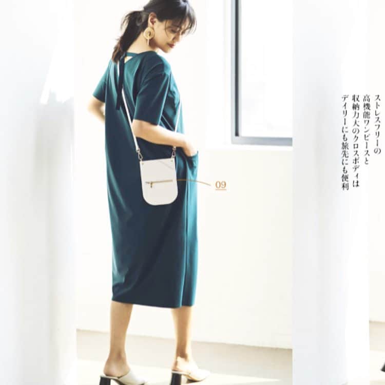 のインスタグラム：「夏だし ゆるっとワンピース 👗  #HERS 8月号 @hers_web  #アラフィフ#ファッション #マエノリ #model #前田典子」