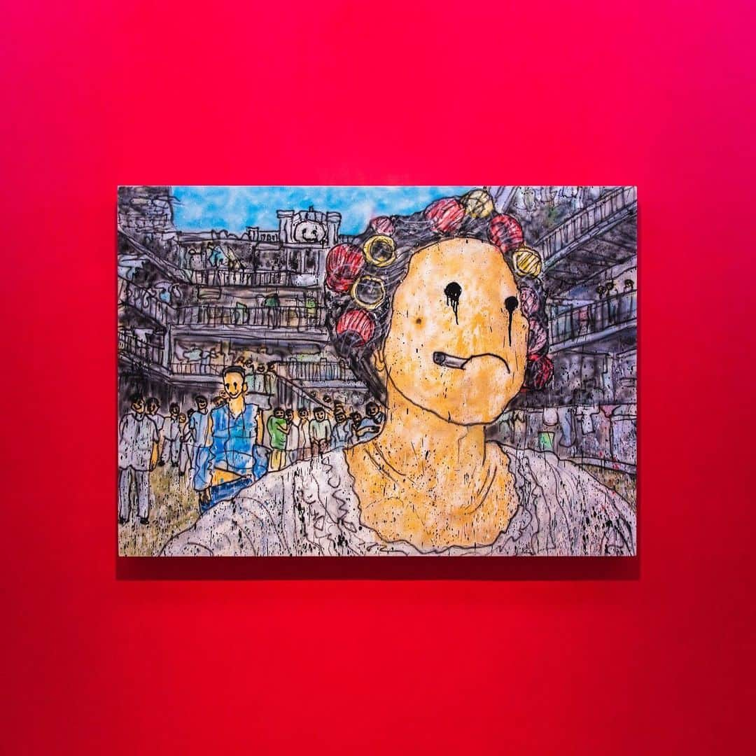 HYPEBEASTさんのインスタグラム写真 - (HYPEBEASTInstagram)「@hypebeastart: @madsaki has launched his anticipated solo exhibition entitled “If I Had a Dream” at @galerieperrotin Hong Kong. The presentation showcases new original artworks by the Kaikai Kiki artist, as well as paintings that pay homage to lauded films in Hong Kong cinema. Swipe to tour the exhibit, which will be on view until August 17. Photo: Heison Ho/HYPEBEAST」7月18日 15時08分 - hypebeast