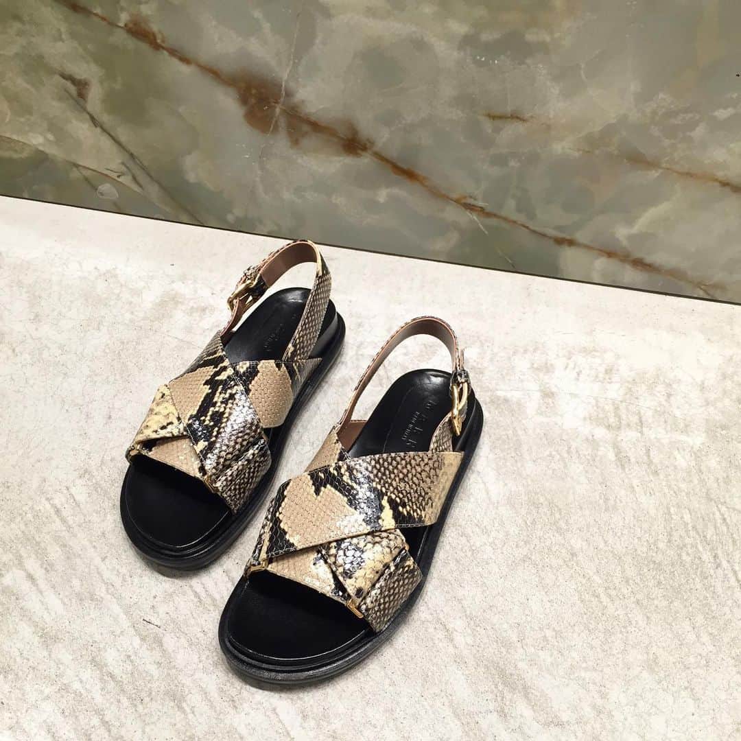 H BEAUTY&YOUTHさんのインスタグラム写真 - (H BEAUTY&YOUTHInstagram)「＜MARNI＞ python cross sandal for women ¥83,000-(+tax)  #H_beautyandyouth @h_beautyandyouth  #BEAUTYANDYOUTH #Unitedarrows #MARNI」7月18日 15時48分 - h_beautyandyouth