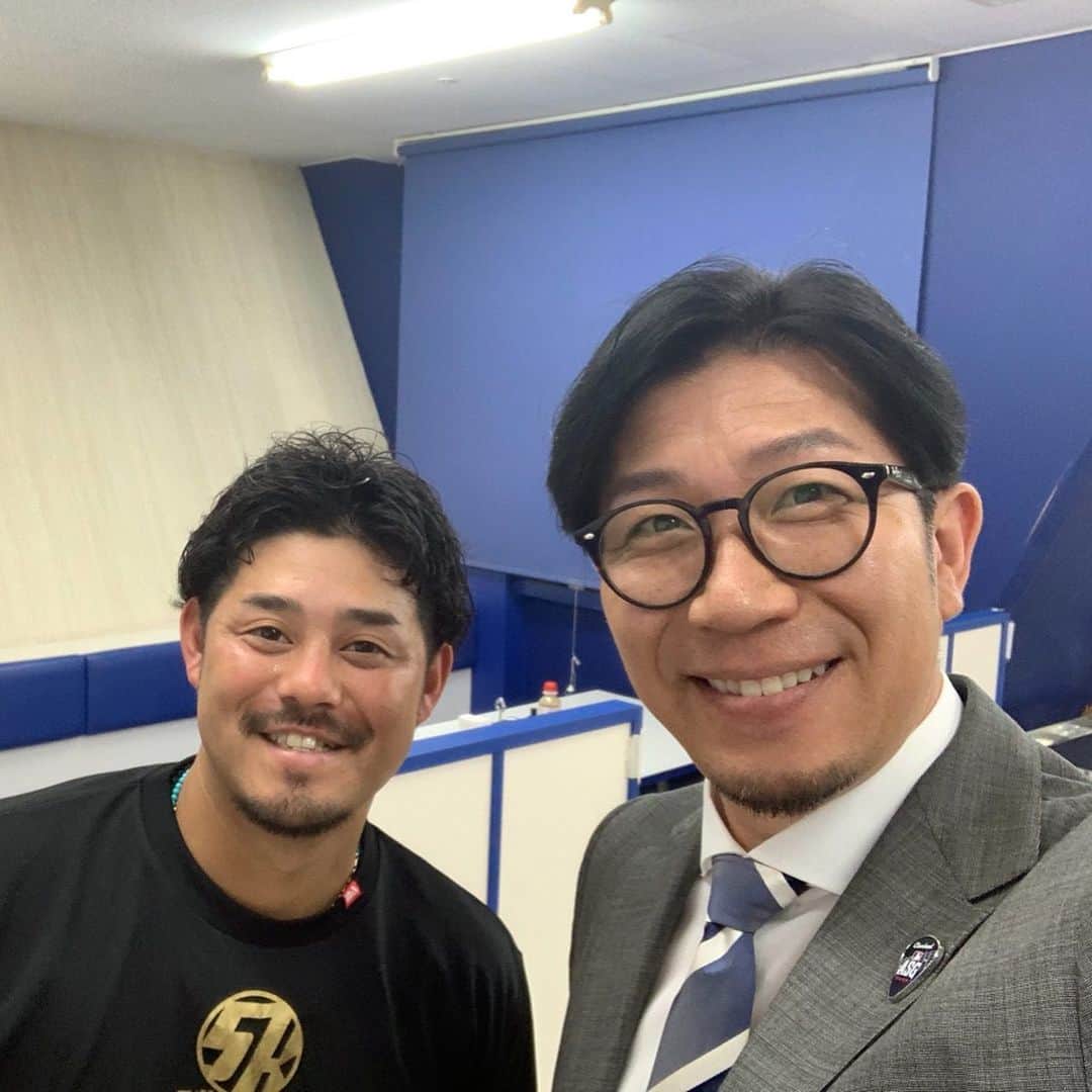 のインスタグラム：「⚾️ DeNA×中日 ・ 食堂にわざわざ挨拶に来てくれました！ ・ 今日のプーさんに期待❗️ #🍯 #宮崎敏郎 ・ #NPB #プロ野球 #セリーグ #横浜DeNAベイスターズ #中日ドラゴンズ #両チーム共に #好調」
