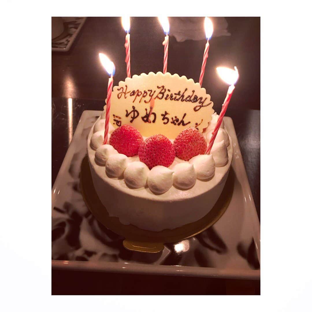 のインスタグラム：「連日沢山のお祝い…🎂 うれしいいいいいいいい😍💖❤」