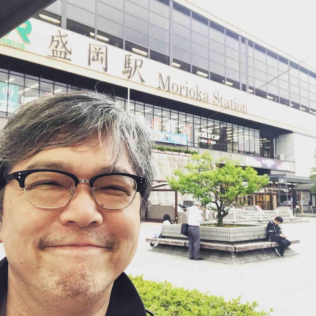 三上市朗のインスタグラム：「到着ー #キネマと恋人 #盛岡」