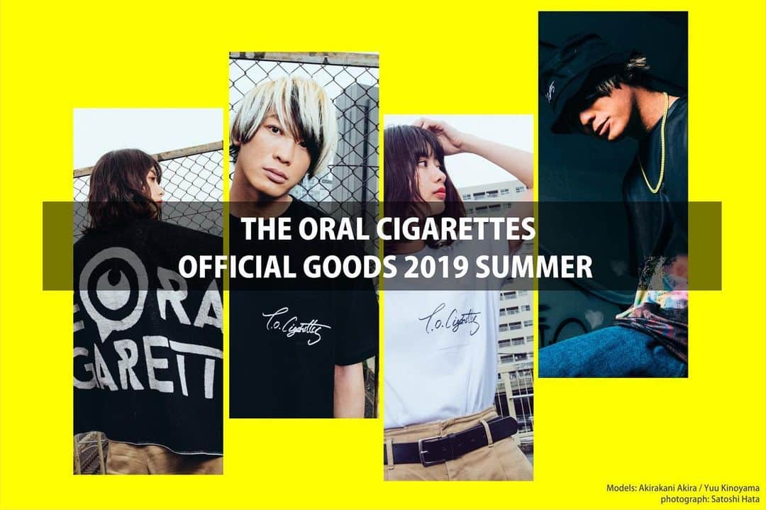 THE ORAL CIGARETTES さんのインスタグラム写真 - (THE ORAL CIGARETTES Instagram)「夏フェスグッズ着用写真を公開しました！ グッズページに他着用写真を掲載してますので、ぜひご覧ください！  https://store.emtg.jp/theoralcigarettes/products/list.php?category_id=428」7月18日 17時43分 - the_oral_cigarettes_official