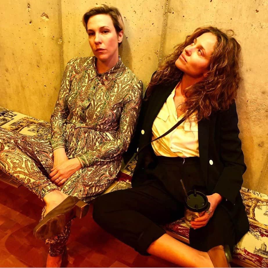 マルガリータ・レヴィエヴァさんのインスタグラム写真 - (マルガリータ・レヴィエヴァInstagram)「GODDESSES.  SO proud of these women. Hard to find words to describe how I felt watching them onstage, and what I feel about this play. Brilliant, balls-to-the-wall courageous, hilarious, heart-breaking, ridiculously unique, moving, genius, humbling, are just some of the ones I uttered through the night. Do yourself a favor and see for yourself!!! @halleyfeiffer blew my mind with her rendition of one of my favorite Chekhov plays. Directed gloriously by @cannalure. The ENTIRE cast is flawless. BRAVO. #moscowmoscowmoscow#mcctheatre」7月19日 0時02分 - margaritalevieva