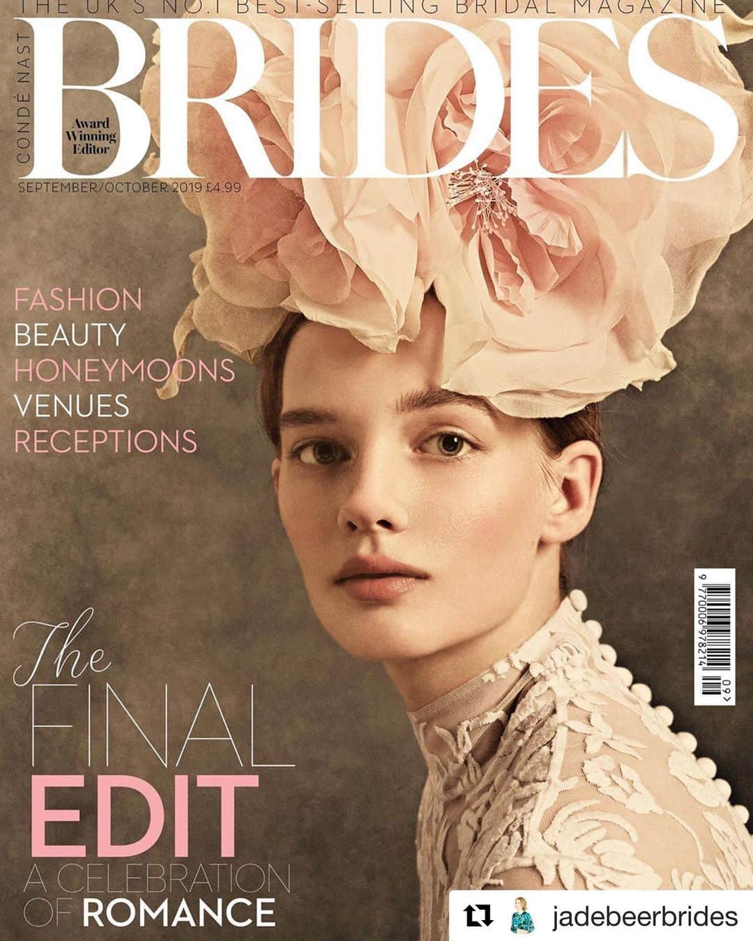 フィリップトレーシーさんのインスタグラム写真 - (フィリップトレーシーInstagram)「Honoured to have my hat on the cover of the very last issue of Conde Nast’s Brides Magazine.  #Repost @jadebeerbrides ・・・ Eight years as editor in chief, countless laughs, plenty of drama and it all comes down to this. The Final Edit and our very last issue of Conde Nast Brides, on sale this month. Rest assured it's a sensationally good one. Thank you to my bridal partners in crime for bringing your brains and your creativity every single day. It was magic. Over and out from Tulle Towers . . .  Shot by @carlmbengtsson  Hair: Amanda Beckman  Make up: @sandrawannerstedt  Dress: @suzanneneville  Headdress: @philiptreacy」7月18日 19時12分 - philiptreacy