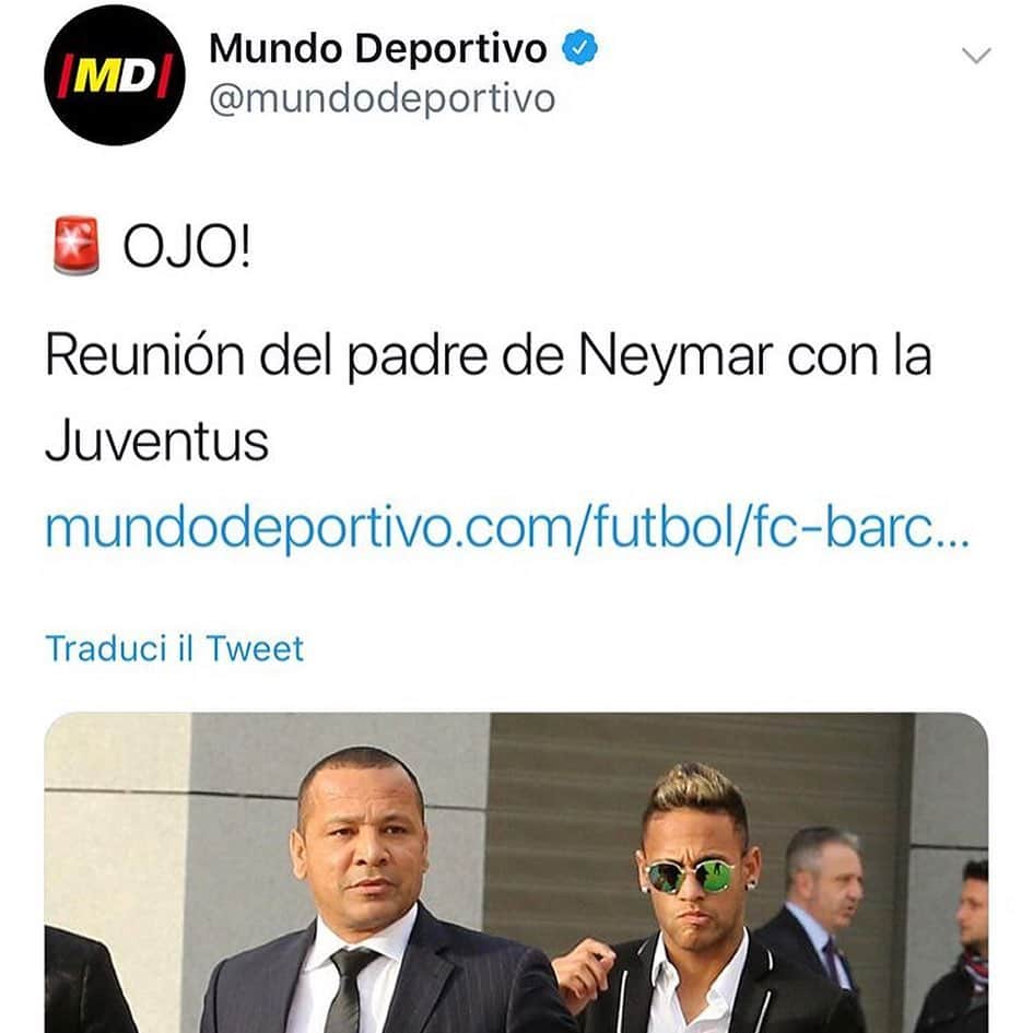 ポール・ポグバさんのインスタグラム写真 - (ポール・ポグバInstagram)「Il papà di Neymar ha fissato l’incontro coi dirigenti della #Juve 😎 La volontà del calciatore è chiara, il problema è la richiesta del #PSG che ha già rifiutato #Dembele + #Coutinho + 40 milioni dal Barça 😬  Con Real e Bayern che difficilmente si faranno avanti per il brasiliano, le possibilità aumentano ma bisogna trovare l’accordo coi parigini 🤔  Qualora la Juve avesse tutti quei soldi da investire, li spendereste tutti per #Neymar ❓」7月18日 19時53分 - juvefanpage