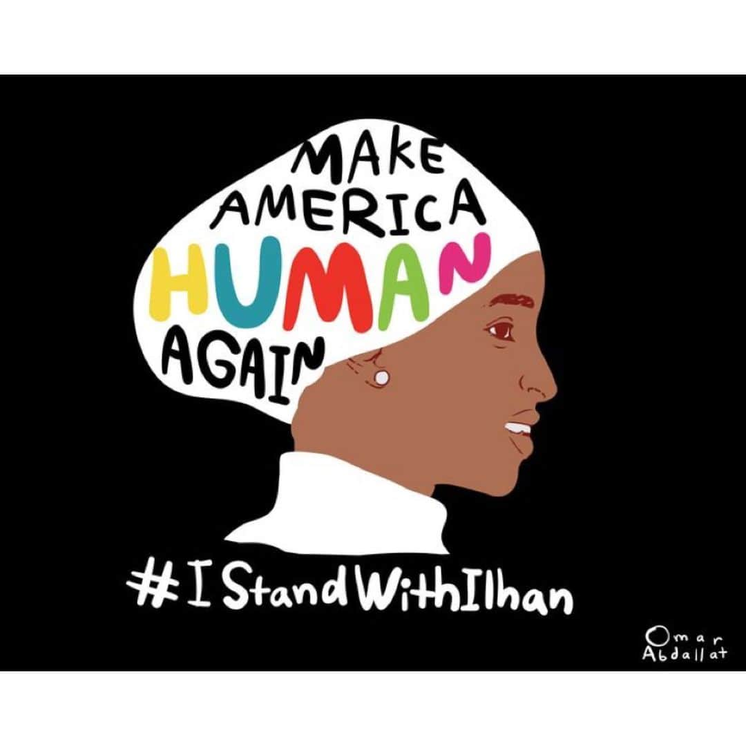 スーザン・サランドンさんのインスタグラム写真 - (スーザン・サランドンInstagram)「#IStandWithIlhan」7月18日 20時37分 - susansarandon