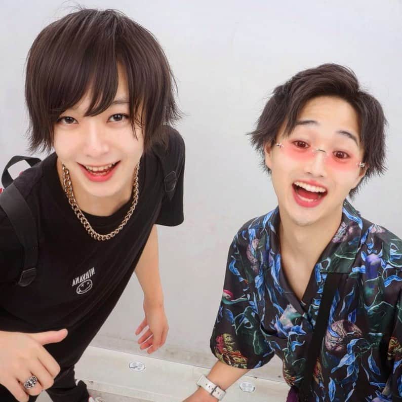 かわうちきっぺいのインスタグラム：「インスタにもプリクラおすそ分け#原宿いってきた」