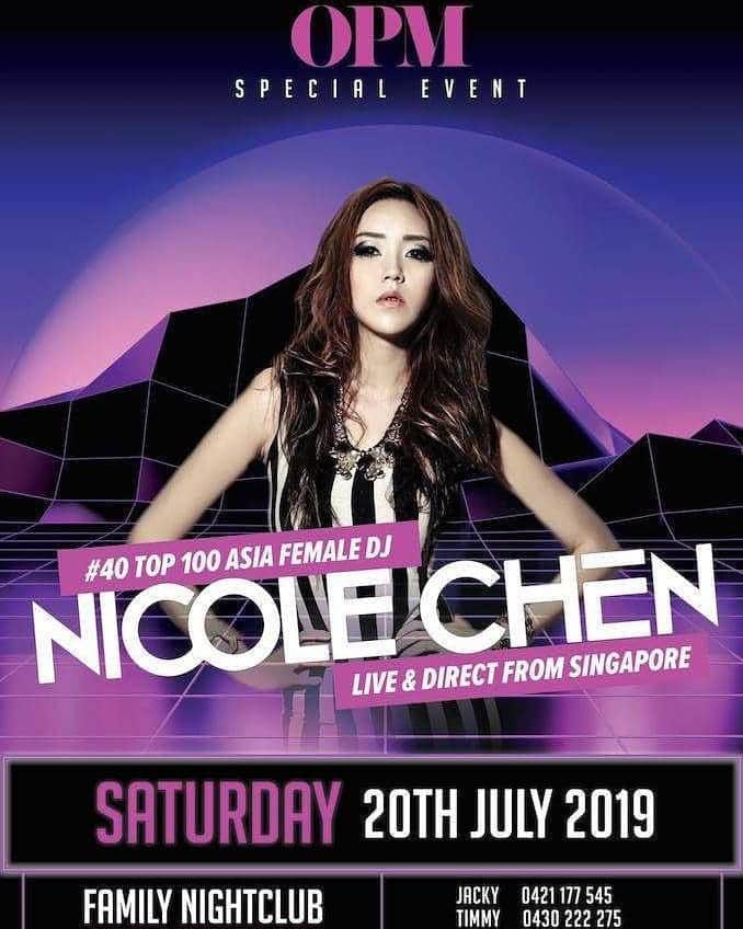 Nicole Chenのインスタグラム：「BRISBANE ON SATURDAY WITH @opmbrisbane lets go! Who at brisbane!」