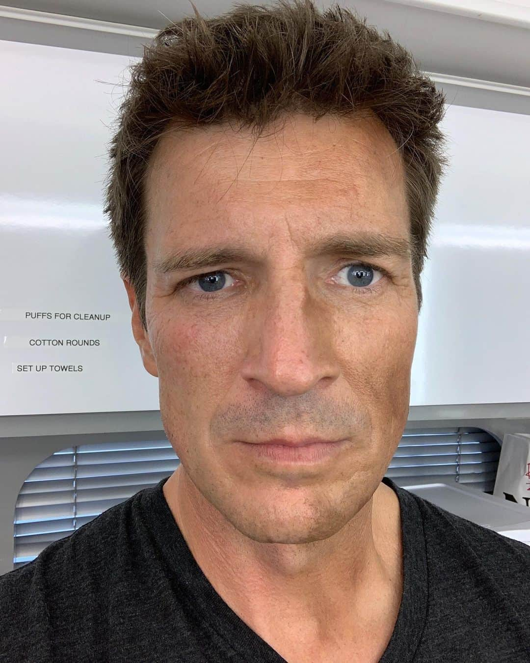 ネイサン・フィリオンさんのインスタグラム写真 - (ネイサン・フィリオンInstagram)「This is my face, half clean. Now that I have your attention, let’s talk about Comic Con. I’m going to be there, and if you are too, there’s a chance we’ll run I to each other. In that moment, some folks don’t know what to say. Don’t worry. I’ve got you covered. “My name is ____, and you saved my (life, grandma, dog) from (drowning, a burning building, being hit by a car). Just wanted to say thanks.” Make it personal to you. Keep it simple, keep it SHORT, I’ll back you up, and then we move on. Let’s have a ball.」7月19日 7時49分 - nathanfillion