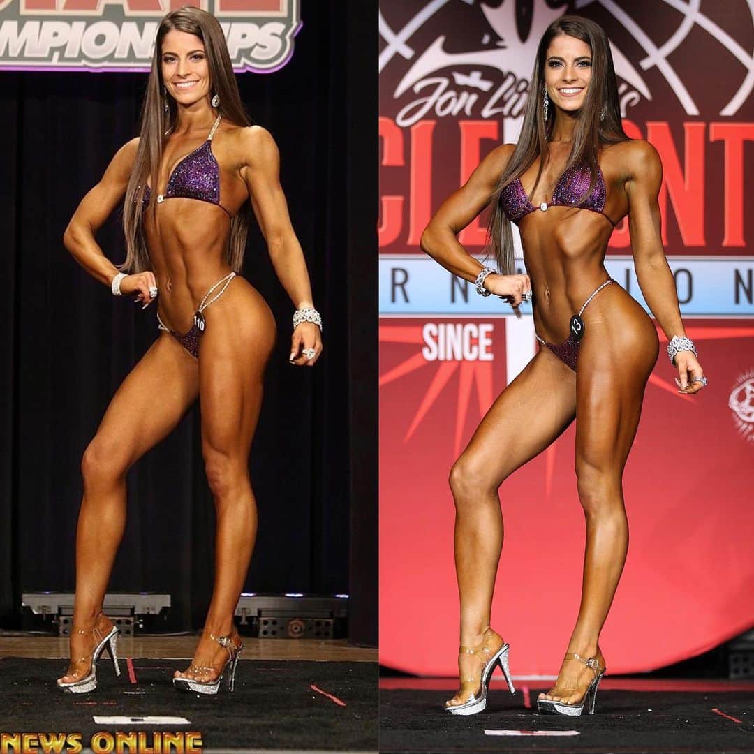 Paige Reillyさんのインスタグラム写真 - (Paige ReillyInstagram)「OVERALL WIN ➡️ LAST PLACE⁣ ⁣ REGIONAL STAGE ➡️ PRO STAGE⁣ ⁣ Let’s talk about taking time to improve your physique lol. So, ignoring the fact that the photo on the right was after 7 months of prep & my body didn’t want to respond the way we wanted it to - when you achieve a new level (whether that’s national level or pro level), you need to level up.⁣ ⁣ My physique last year was great for what it was. I won an overall, achieved my pro card, but once I got to the pro stage… I got last place lol. You NEED to take time to grow and level up to the people you are competing against.⁣ ⁣ I know time away is hard, but you’re not going to achieve the level of success you’re fighting for if you don’t take the time away to truly improve your physique!!! A 3 month off-season is NOT going to make significant changes. You need to give your body TRUE time to not only grow, but also recover so that it will respond.⁣ ⁣ Also, on another note… if you want to level up, get used to taking lots of L’s 😂 My pro debut was definitely a reminder that just because you’re a top dog in the regional or even national level doesn’t mean anything when you step up to the pro stage.⁣ ⁣ I couldn’t be more thankful for the experience I had for my pro debut. It was not only humbling, but also a reminder that you will ALWAYS be chasing the top. Just when you reach the top, you go right back to the bottom of that next level and that’s the beauty of it all. Forever causing you to grow not only physically but mentally 👊🏻 #IFBBPro #FirstToWorst #ForeverGrowing」7月19日 7時54分 - paigereilly