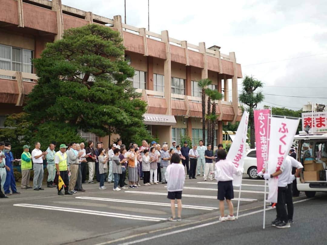 森まさこさんのインスタグラム写真 - (森まさこInstagram)「立子山飯野学習センターから出発です！  #福島を守るのは森まさこ」7月19日 8時16分 - mori_masako_