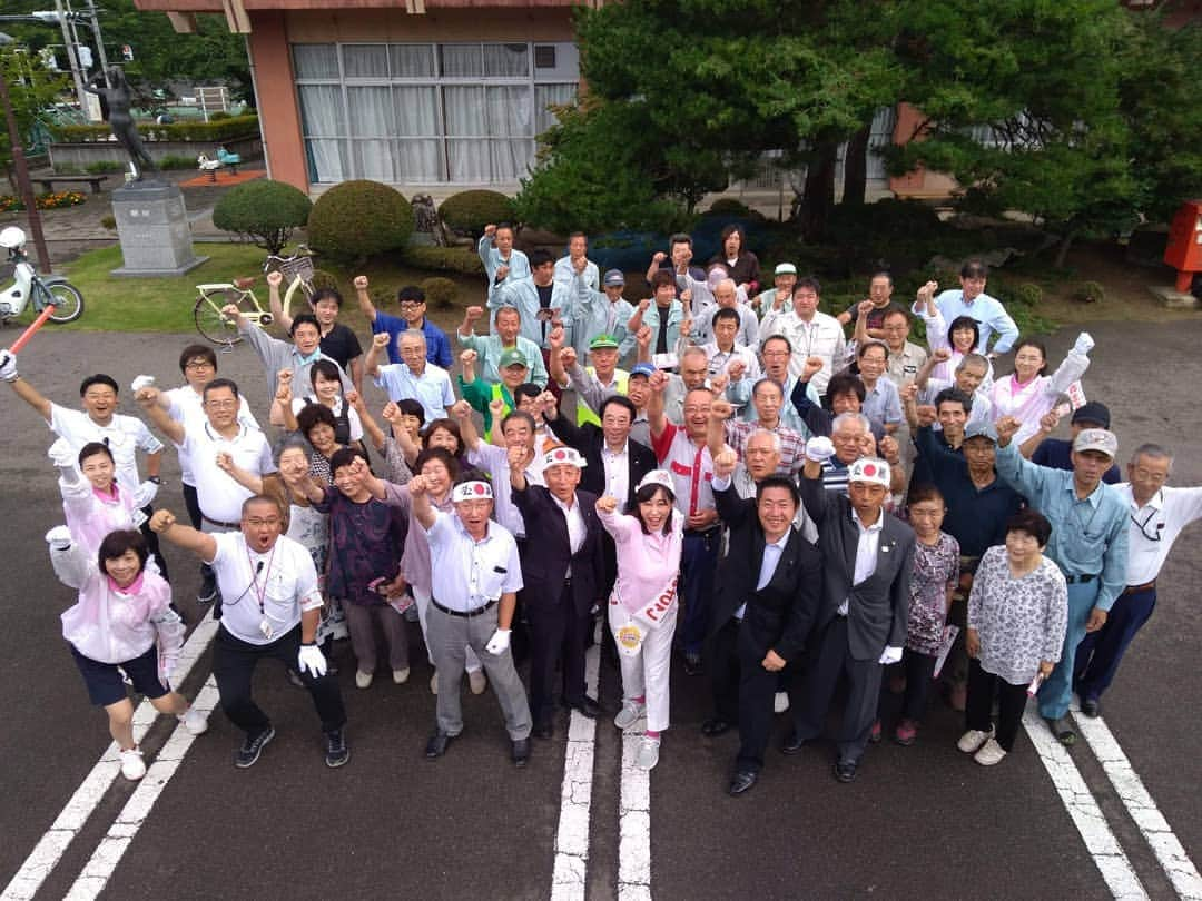 森まさこさんのインスタグラム写真 - (森まさこInstagram)「立子山飯野学習センターから出発です！  #福島を守るのは森まさこ」7月19日 8時16分 - mori_masako_