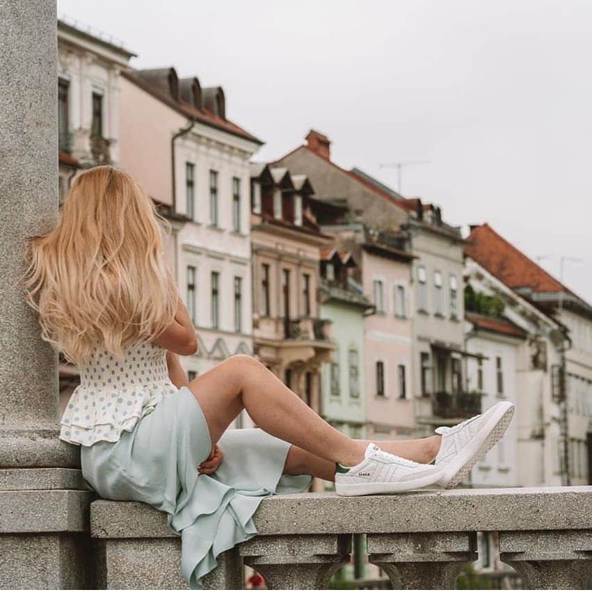 のインスタグラム：「@sofynlove looking chic in our Inca trainer 👌🏽#bloggerstyle #retro #heritage」