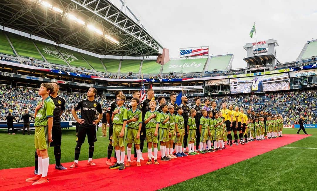 マリオ・ゲッツェさんのインスタグラム写真 - (マリオ・ゲッツェInstagram)「Nice game @soundersfc #seabvb」7月19日 1時11分 - mariogotze