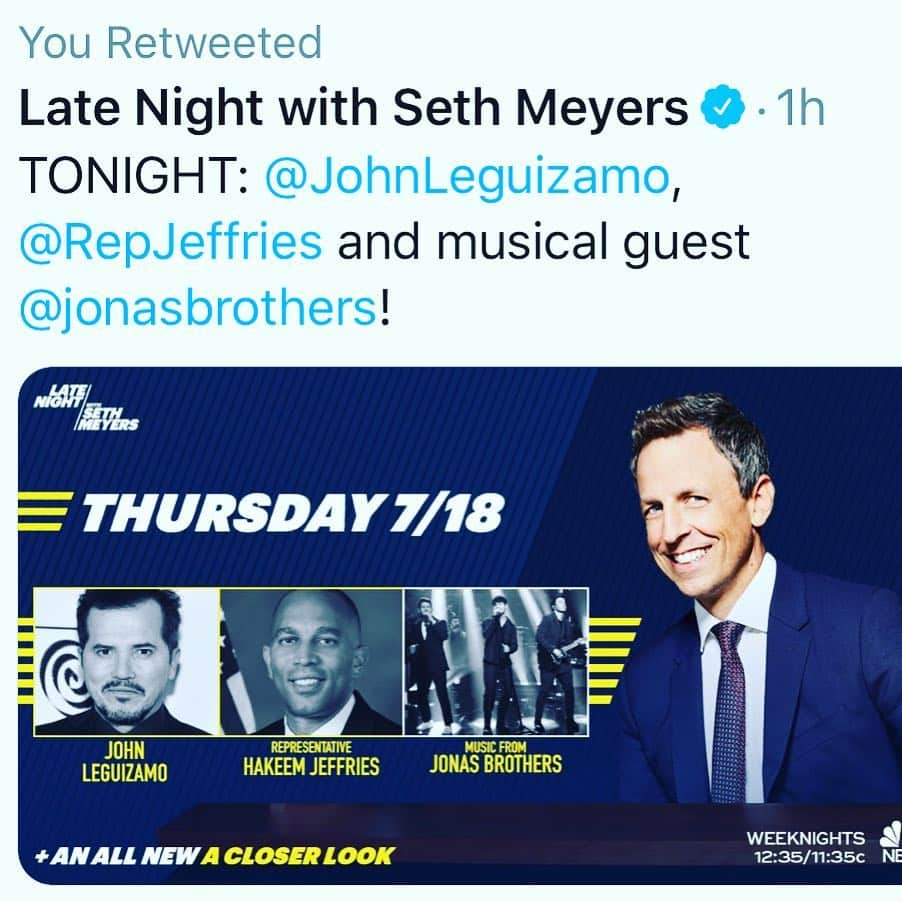 ジョン・レグイザモさんのインスタグラム写真 - (ジョン・レグイザモInstagram)「That’s right yours truly tonight on the Funniest talk show host in America! @sethmeyers  talking about Emmy nomination and @whentheyseeus and tour of #latinhistoryformorons don’t miss it!」7月19日 3時31分 - johnleguizamo