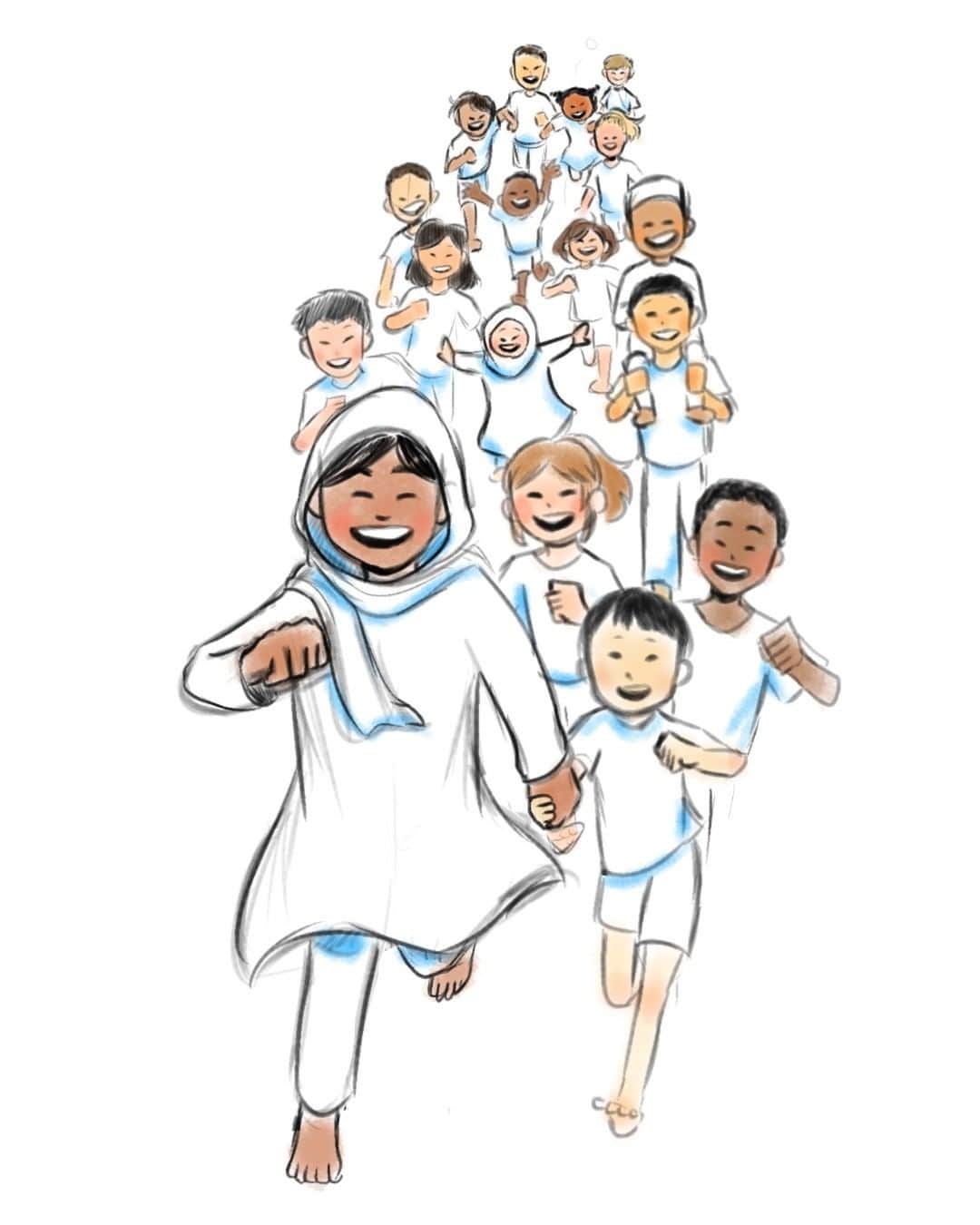 unicefさんのインスタグラム写真 - (unicefInstagram)「"Let’s be more tolerant and strive for a world where everyone can live in peace." A beautiful message and drawing by 18-year-old @rizka.rar, the winner of our School Superhero #ComicContest. Her comic book is available now! Tap on the link in our bio to read it. #ENDviolence」7月19日 3時45分 - unicef