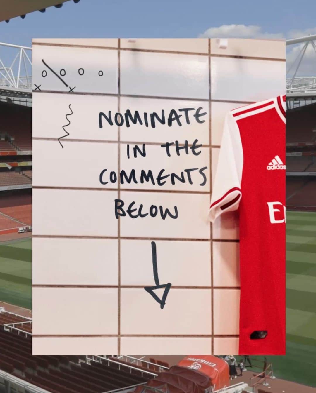 adidas UKさんのインスタグラム写真 - (adidas UKInstagram)「Want to play at the Emirates and be the first people to wear the new Arsenal 19/20 home and away kits?⁣⁣ ⁣⁣ This is your chance. Nominate a friend and tell us why you both should be on the teamsheet on Wednesday afternoon...⁣⁣ ⁣⁣ ⚽️: Wednesday 24th July 📍: Emirates⁣⁣ Stadium Winners selected 21.07 and will be contacted via DM.」7月19日 4時44分 - adidaslondon