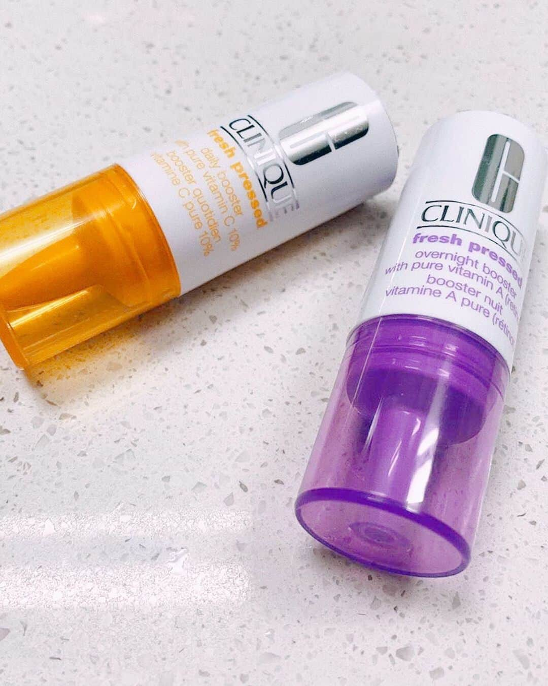 クリニークさんのインスタグラム写真 - (クリニークInstagram)「"Have you all tried this?” @xojunexo wants answers 🍊👇 Results equal to a leading prescription for lines and wrinkles.* #FreshPressed #Retinol #Clinique #parabenfree #fragrancefree #happyskin *12-week clinical study using Vitamin C 10% in AM and Vitamin A (Retinol) in PM, vs. nighttime use of a leading prescription ingredient.」7月19日 5時36分 - clinique