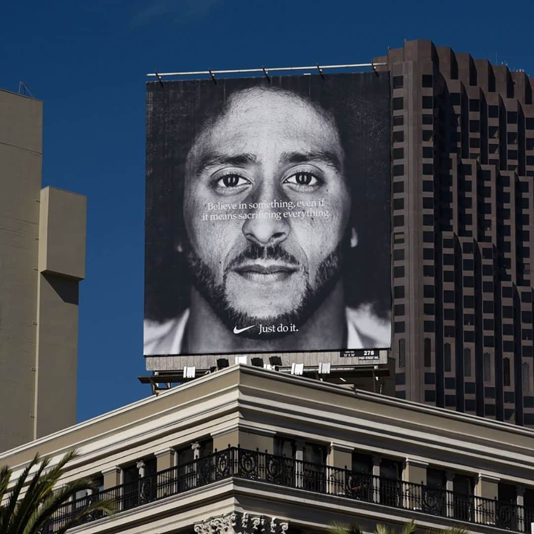 HYPEBEASTさんのインスタグラム写真 - (HYPEBEASTInstagram)「@hypebeastsports: “Believe in something, even if it means sacrificing everything.” @nike and @colinkaepernick's "Dream Crazy" ad campaign has been nominated for an Emmy. The commercial honored the 30th anniversary of the iconic "Just Do It" slogan and has earned a nod in the Outstanding Commercial 2019 category.⁠ Photo: Robert Alexander/Getty Images」7月19日 7時10分 - hypebeast