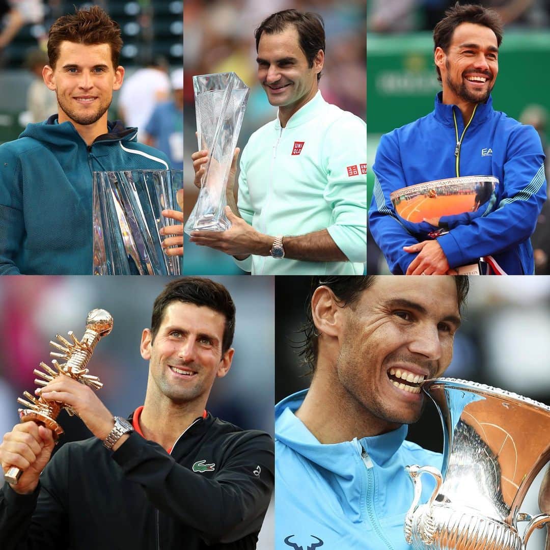 ATP World Tourさんのインスタグラム写真 - (ATP World TourInstagram)「5 ATP Masters 1000 events in 2019 💥 5 #ATPTour players with a 🏆  Will we see a sixth member join the club this season?」7月19日 18時29分 - atptour