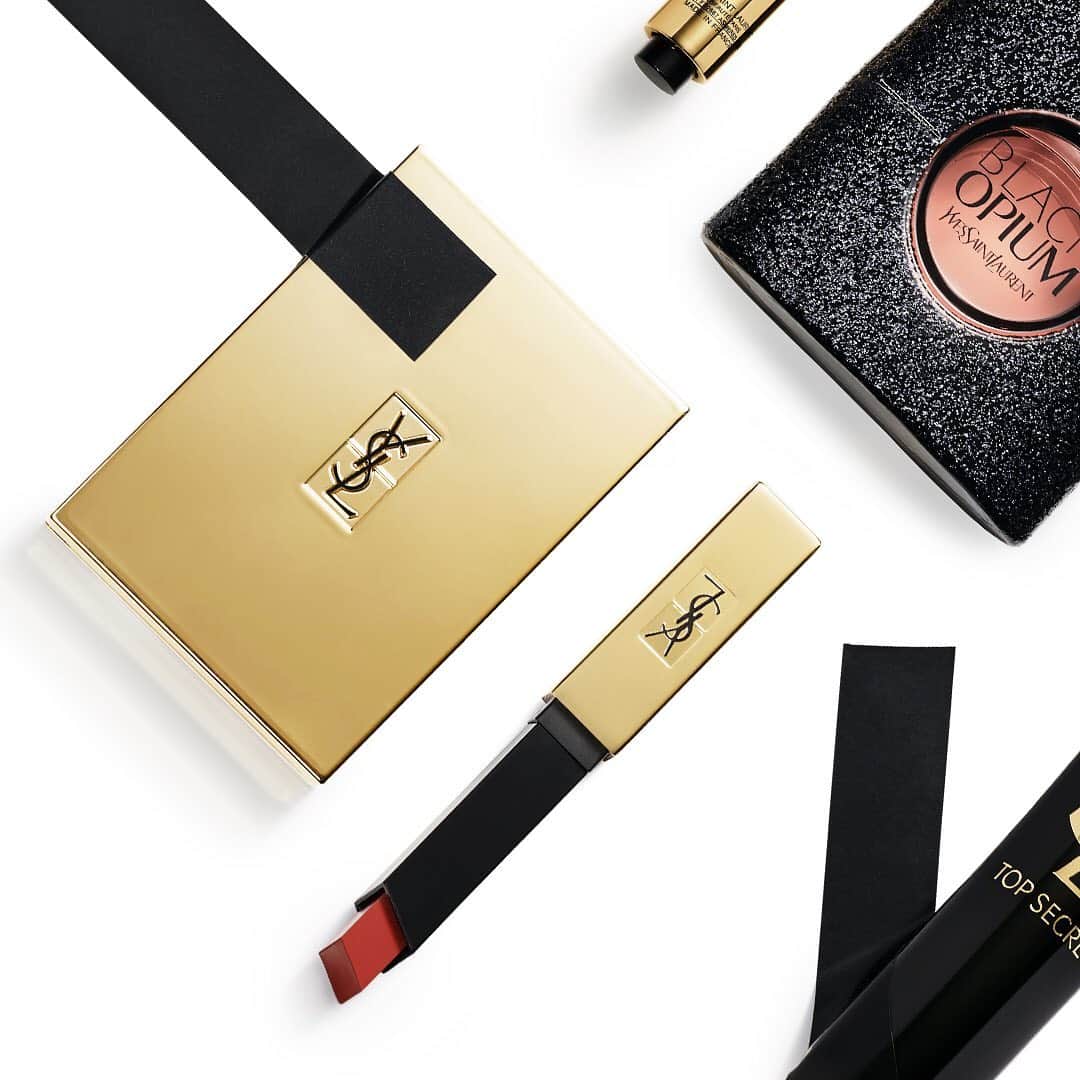 Yves Saint Laurent Beautyさんのインスタグラム写真 - (Yves Saint Laurent BeautyInstagram)「Lock down the must have products, delivering pure pigments and intense luxury. ROUGE PUR COUTURE THE SLIM in N°9 RED ENIGMA COUTURE PALETTE BLACK OPIUM EAU DE PARFUM #yslbeauty #blackopium #rougepurcouturetheslim」7月19日 17時06分 - yslbeauty