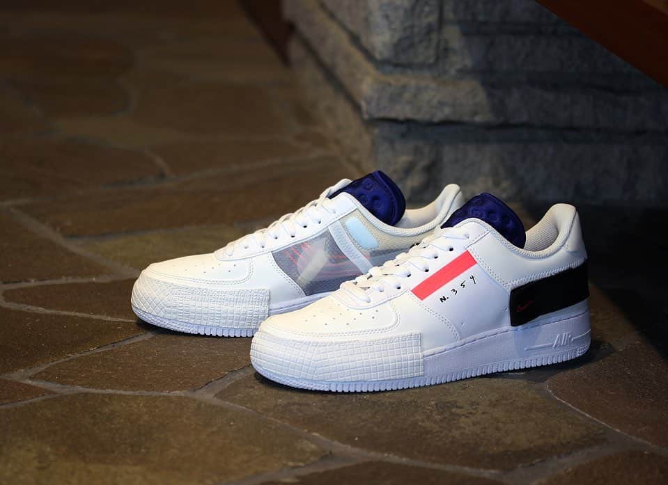 のインスタグラム：「2019 .7 .20 (sat) in store ■NIKE AF-1 TYPE COLOR : SUMMIT WHITE×RED ORBIT-WHITE SIZE : 26.0cm - 29.0cm PRICE : ¥15,000 (+TAX) ・ #a_and_s #NIKE #NIKEAF1 #NIKEAF1TYPE #NIKEAIRFORCE1 #N354 #NIKEN354」