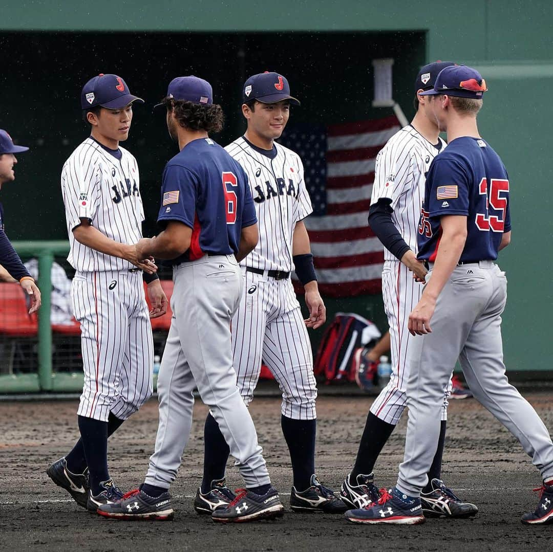 侍ジャパンさんのインスタグラム写真 - (侍ジャパンInstagram)「⠀ 第43回 日米大学野球選手権大会 第3戦 日本 0 - 2 アメリカ  1安打完封負けを喫し対戦成績は1勝2敗😢 優勝に向けて1敗も許されない状況に💦  #侍ジャパン #大学代表 #日米大学野球 #絆スタジアム #森下暢仁 #明治大学 #柳町達 #慶應義塾大学 #佐藤隼輔 #筑波大学」7月19日 18時18分 - samuraijapan_official