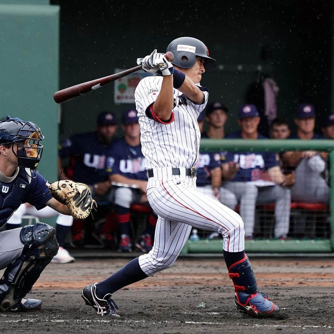 侍ジャパンさんのインスタグラム写真 - (侍ジャパンInstagram)「⠀ 第43回 日米大学野球選手権大会 第3戦 日本 0 - 2 アメリカ  1安打完封負けを喫し対戦成績は1勝2敗😢 優勝に向けて1敗も許されない状況に💦  #侍ジャパン #大学代表 #日米大学野球 #絆スタジアム #森下暢仁 #明治大学 #柳町達 #慶應義塾大学 #佐藤隼輔 #筑波大学」7月19日 18時18分 - samuraijapan_official