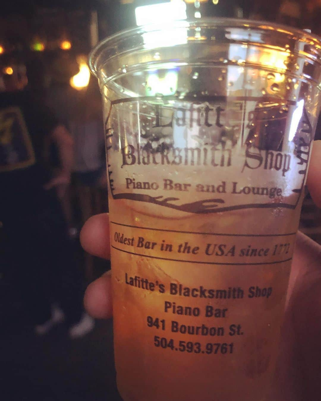 ルーカス・グラビールさんのインスタグラム写真 - (ルーカス・グラビールInstagram)「A bourbon on Bourbon Street in the oldest bar in the US. Seems like the right way to kick things off.」7月19日 10時12分 - mrgrabeel